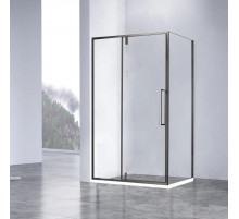 Душевой уголок Vincea Slim-N VSR-4SNP9012CLGM 120x90 см, профиль вороненая сталь, стекло прозрачное