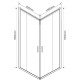Душевой уголок Vincea Garda VSS-1G9010CLBN 100x90 см, профиль никель матовый, стекло прозрачное