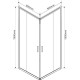 Душевой уголок Vincea Garda VSS-1G8090CLBN 90x80 см, профиль никель матовый, стекло прозрачное