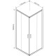 Душевой уголок Vincea Garda VSS-1G9011CLBN 110x90 см, профиль никель матовый, стекло прозрачное