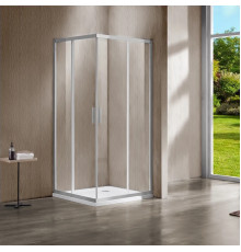 Душевой уголок Vincea Garda VSS-1G1212CLBN 120x120 см, профиль никель матовый, стекло прозрачное