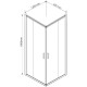 Душевой уголок Vincea Garda VSS-1G8012CLBN 120x80 см, профиль никель матовый, стекло прозрачное