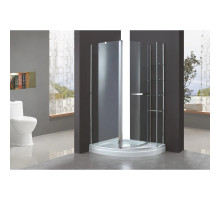 Душевой уголок Cezares Elena 120x90 см текстурное стекло ELENA-W-RH-1-120/90-P-Cr-L