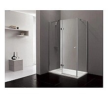 Душевой уголок Cezares Verona 90x100 см текстурное стекло VERONA-W-AH-1-90/100-P-Cr-L