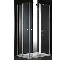 Душевой уголок Cezares Elena 120x90 см текстурное стекло ELENA-W-AH-2-120/90-P-Cr-R