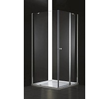 Душевой уголок Cezares Elena 90x90 см текстурное стекло ELENA-W-A-12-90-P-Cr-R