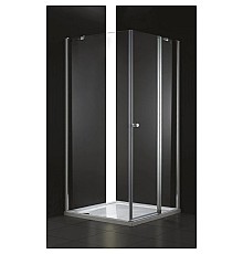 Душевой уголок Cezares Elena 90x90 см текстурное стекло ELENA-W-A-12-90-P-Cr-R