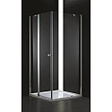 Душевой уголок Cezares Elena 90x90 см текстурное стекло ELENA-W-A-12-90-P-Cr-L