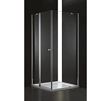 Душевой уголок Cezares Elena 90x90 см текстурное стекло ELENA-W-A-12-90-P-Cr-L