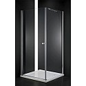 Душевой уголок Cezares Elena 90x90 см текстурное стекло ELENA-W-A-1-90-P-Cr-L