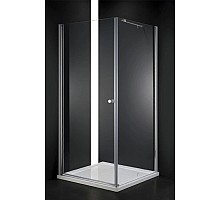 Душевой уголок Cezares Elena 90x90 см текстурное стекло ELENA-W-A-1-90-P-Cr-L