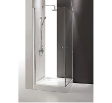 Душевой уголок Cezares Triumph 70x70 см текстурное стекло TRIUMPH-D-A-2-70-P-Cr