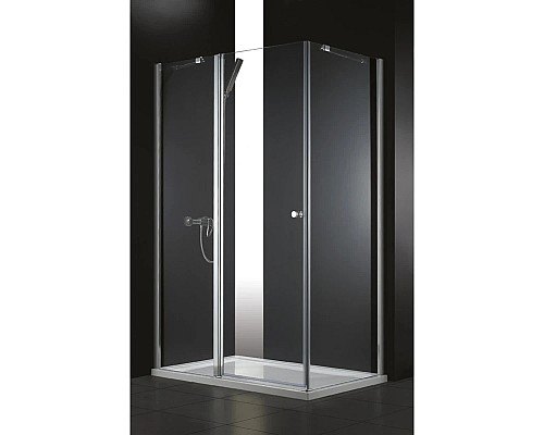 Купить Душевой уголок Cezares Elena 120x90 см текстурное стекло ELENA-W-AH-1-120/90-P-Cr-L в магазине сантехники Santeh-Crystal.ru