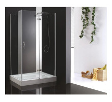 Душевой уголок Cezares Bergamo 90x100 см прозрачное стекло BERGAMO-W-AH-1-90/100-C-Cr-R