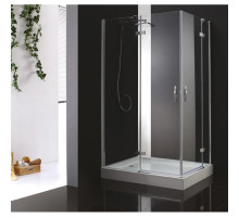 Душевой уголок Cezares Bergamo 120x90 см текстурное стекло BERGAMO-W-AH-2-120/90-P-Cr-L