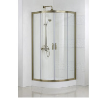 Душевой уголок Cezares Modena 90x90 см текстурное стекло MODENA-R-2-90-P-Br