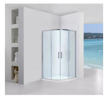 Душевой уголок 100х100 см Black & White Stellar Wind 1011010 прозрачное