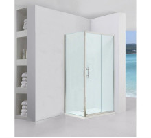 Душевой уголок 120х80 см Black & White Stellar Wind 1088012 прозрачное