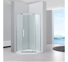 Душевой уголок 90х90 см Black & White Stellar Wind 3059090 прозрачное