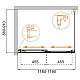 Заказать Душевой уголок 120х90 см Cezares TANDEM-SOFT-AH-2-120/90-C-Cr-IV прозрачное в магазине сантехники Santeh-Crystal.ru