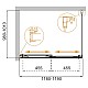 Заказать Душевой уголок 120х100 см Cezares TANDEM-SOFT-AH-2-120/100-C-Cr-IV прозрачное в магазине сантехники Santeh-Crystal.ru