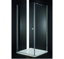 Душевой уголок 100х100 см Cezares ELENA-W-A-1-100-P-Cr-L текстурное стекло
