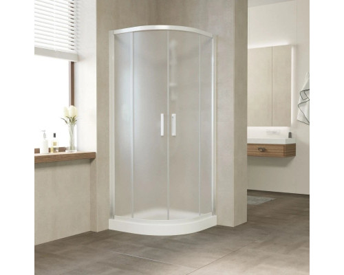 Заказать Душевой уголок 100х100 см Vegas Glass ZS 100 01 10 сатин в магазине сантехники Santeh-Crystal.ru