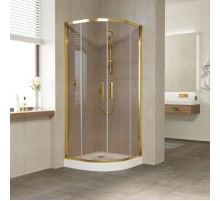 Душевой уголок 100х100 см Vegas Glass ZS 100 09 05 бронза