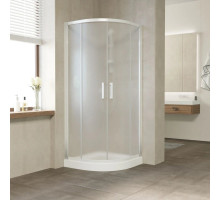 Душевой уголок 110х110 см Vegas Glass ZS 110 01 10 сатин
