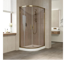 Душевой уголок 100х80 см Vegas Glass ZS-F 100x80 05 05 бронза