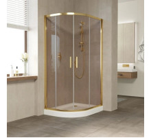 Душевой уголок 100х90 см Vegas Glass ZS-F 100x90 09 05 бронза