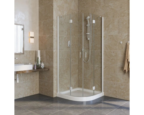 Заказать Душевой уголок 80х80 см Vegas Glass AFS 80 01 01 прозрачное в магазине сантехники Santeh-Crystal.ru