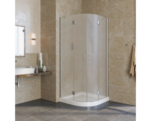 Заказать Душевой уголок 80х80 см Vegas Glass AFS 80 07 10 сатин в магазине сантехники Santeh-Crystal.ru