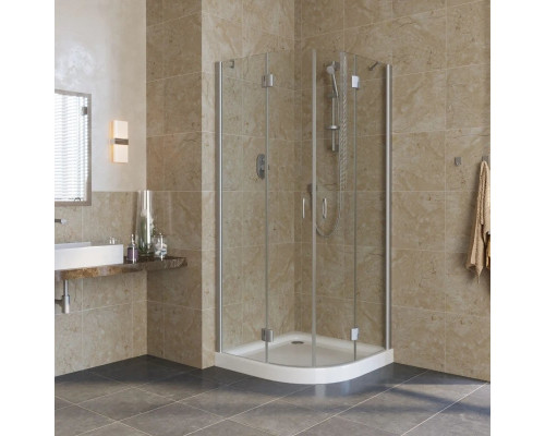 Приобрести Душевой уголок 110х110 см Vegas Glass AFS 110 07 01 прозрачное в магазине сантехники Santeh-Crystal.ru