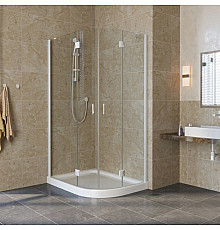 Душевой уголок 100х80 см Vegas Glass AFS-F 100x80 01 01 L прозрачное