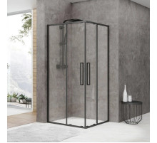 Душевой уголок 90х90 см Black & White Stellar Wind 8729090 прозрачное