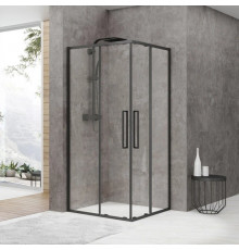 Душевой уголок 90х90 см Black & White Stellar Wind 8729090 прозрачное