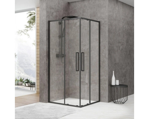 Купить Душевой уголок 90х90 см Black & White Stellar Wind 8729090 прозрачное в магазине сантехники Santeh-Crystal.ru