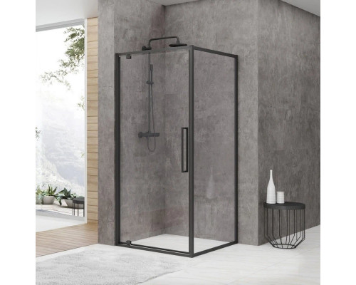 Заказать Душевой уголок 100х100 см Black & White Stellar Wind 8771010 прозрачное в магазине сантехники Santeh-Crystal.ru