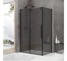 Душевой уголок 120х80 см Black & White Stellar Wind 8988012 серое