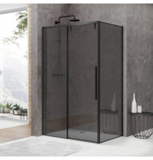 Душевой уголок 120х90 см Black & White Stellar Wind 8989012 серое