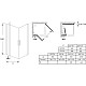 Купить Душевой уголок 97,8х87,8 см Jacob Delafon Contra E22T91-GA + E22T101-GA прозрачное в магазине сантехники Santeh-Crystal.ru