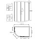 Заказать Душевой уголок 119х79 см Grossman Pragma PR-120SR прозрачное в магазине сантехники Santeh-Crystal.ru