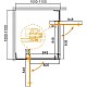 Заказать Душевой уголок 100-110х100-110 см Cezares SLIDER-A-2-100/110-C-Cr прозрачное в магазине сантехники Santeh-Crystal.ru