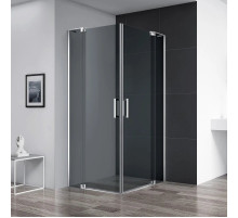 Душевой уголок 70-80х70-80 см Cezares SLIDER-A-2-70/80-GRIGIO-Cr серое