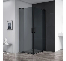 Душевой уголок 70-80х70-80 см Cezares SLIDER-A-2-70/80-GRIGIO-NERO серое