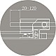 Заказать Душевой уголок 100-110х100-110 см Cezares SLIDER-A-2-100/110-C-Cr прозрачное в магазине сантехники Santeh-Crystal.ru