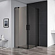 Купить Душевой уголок 100-110х90-100 см Cezares SLIDER-AH-2-90/100-100/110-BR-NERO бронза в магазине сантехники Santeh-Crystal.ru