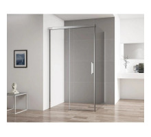 Душевой уголок 140х100 см Cezares DUET SOFT-AH-1-140/100-C-Cr прозрачное