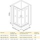 Приобрести Душевой уголок 100х100 см Good Door Jazz CR-100-C-G прозрачное в магазине сантехники Santeh-Crystal.ru